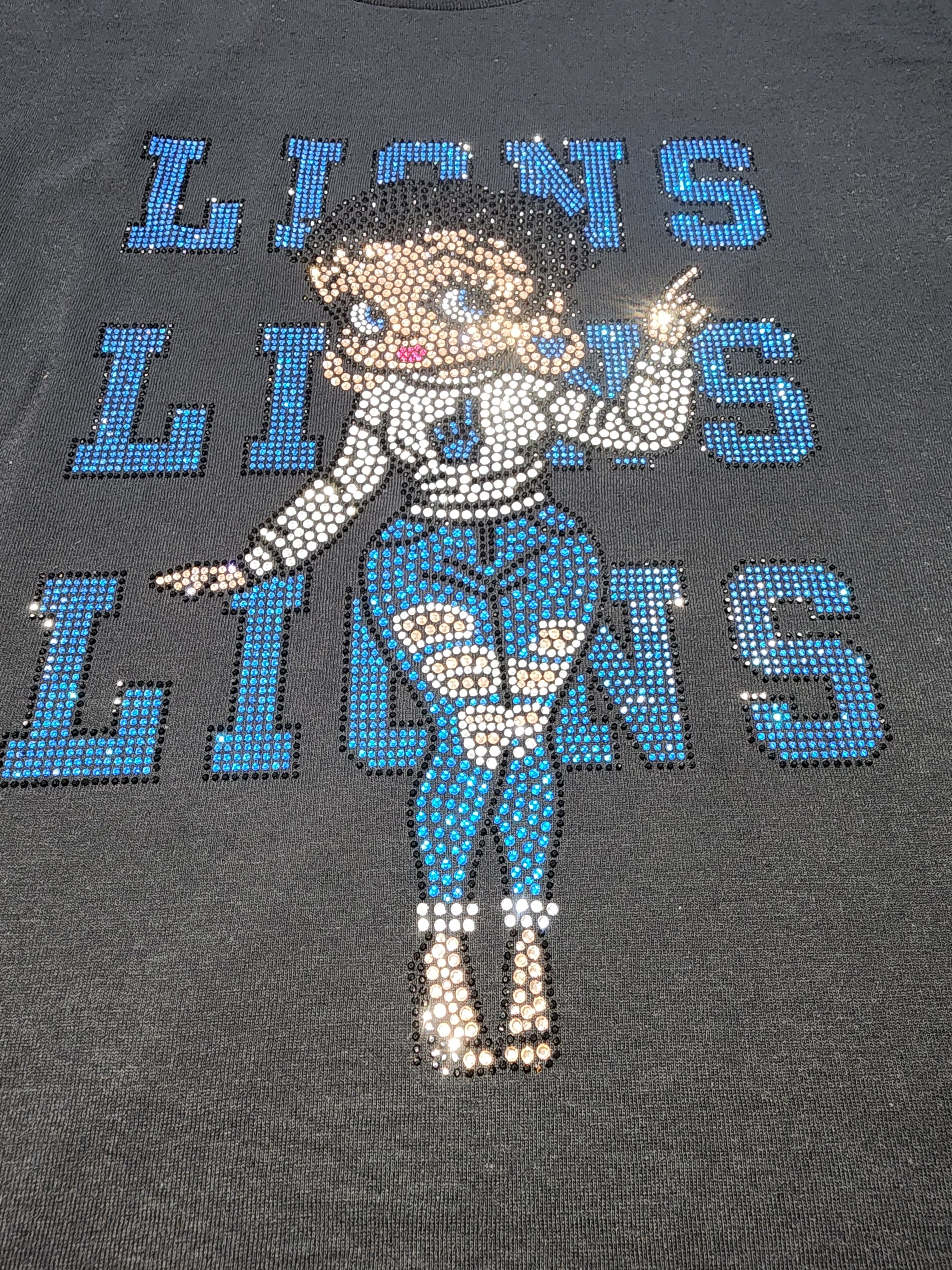 Rhinestone Short Sleeve Team Apparel