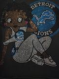 Rhinestone Short Sleeve Betty Boo Team Apparel
