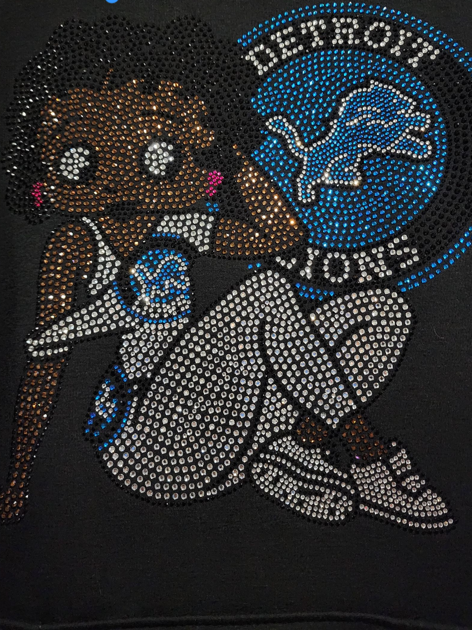 Rhinestone Short Sleeve Betty Boo Team Apparel