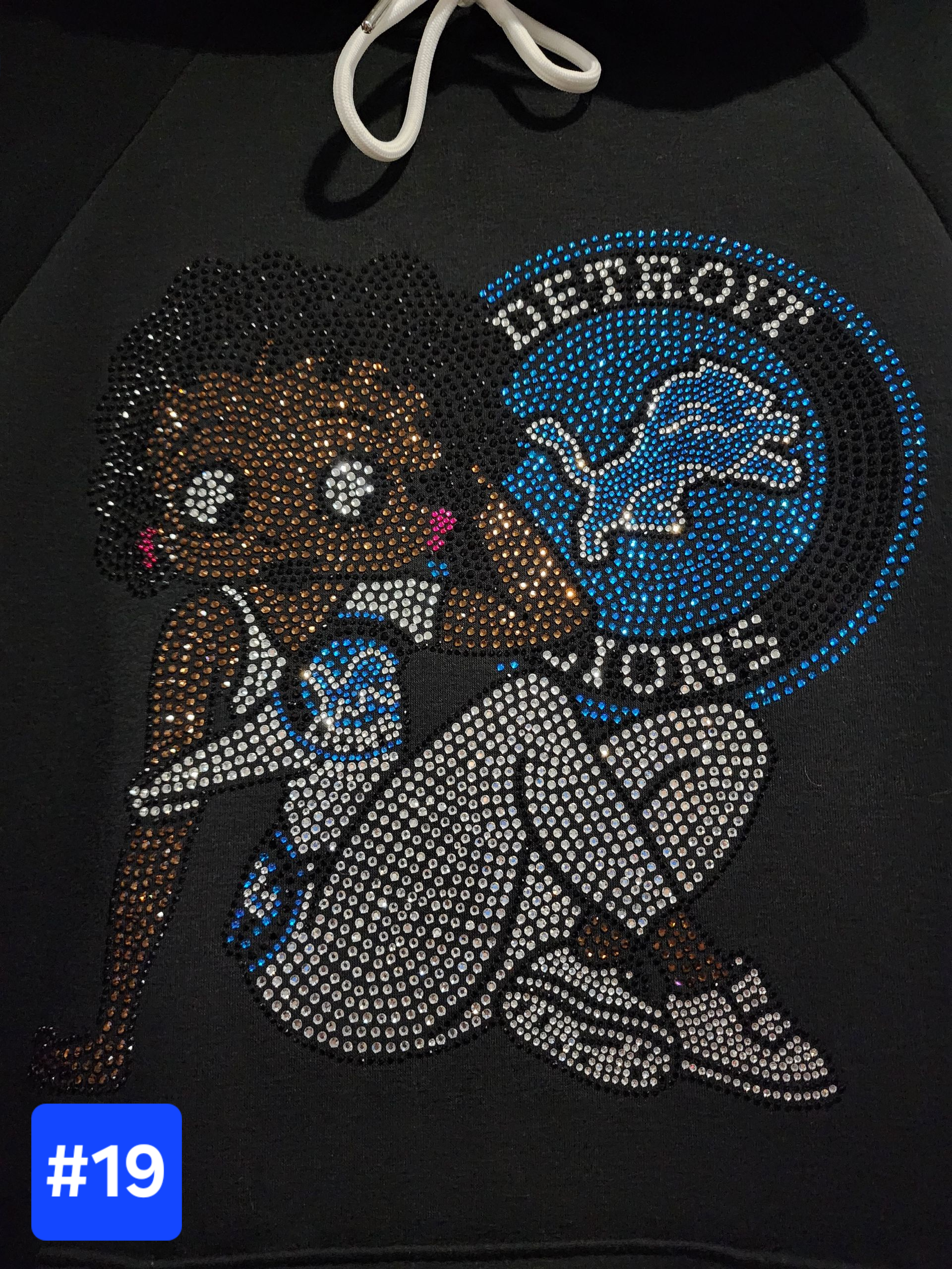 Rhinestone Short Sleeve Betty Boo Team Apparel