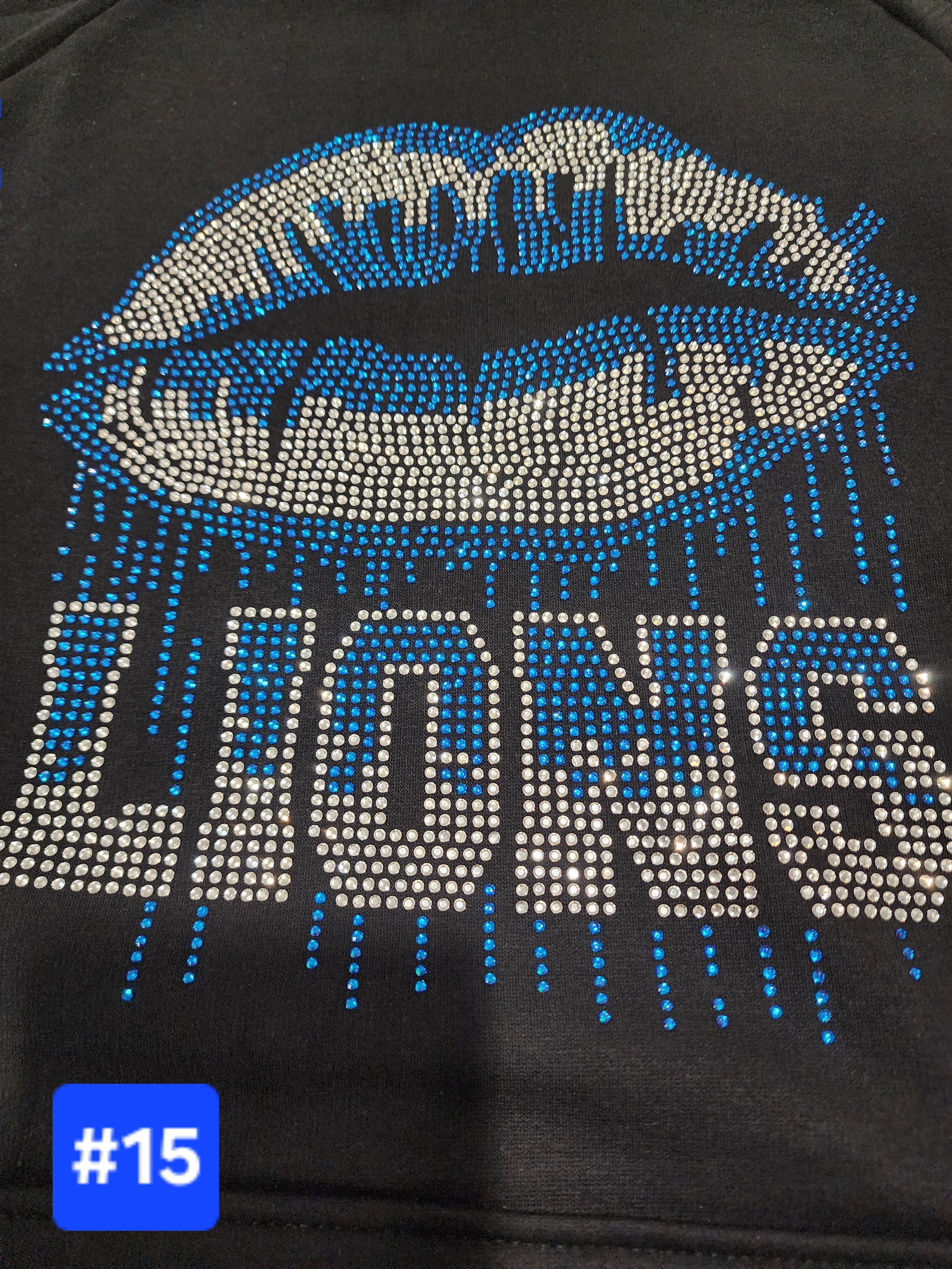 Rhinestone Lips Short Sleeve Shirt