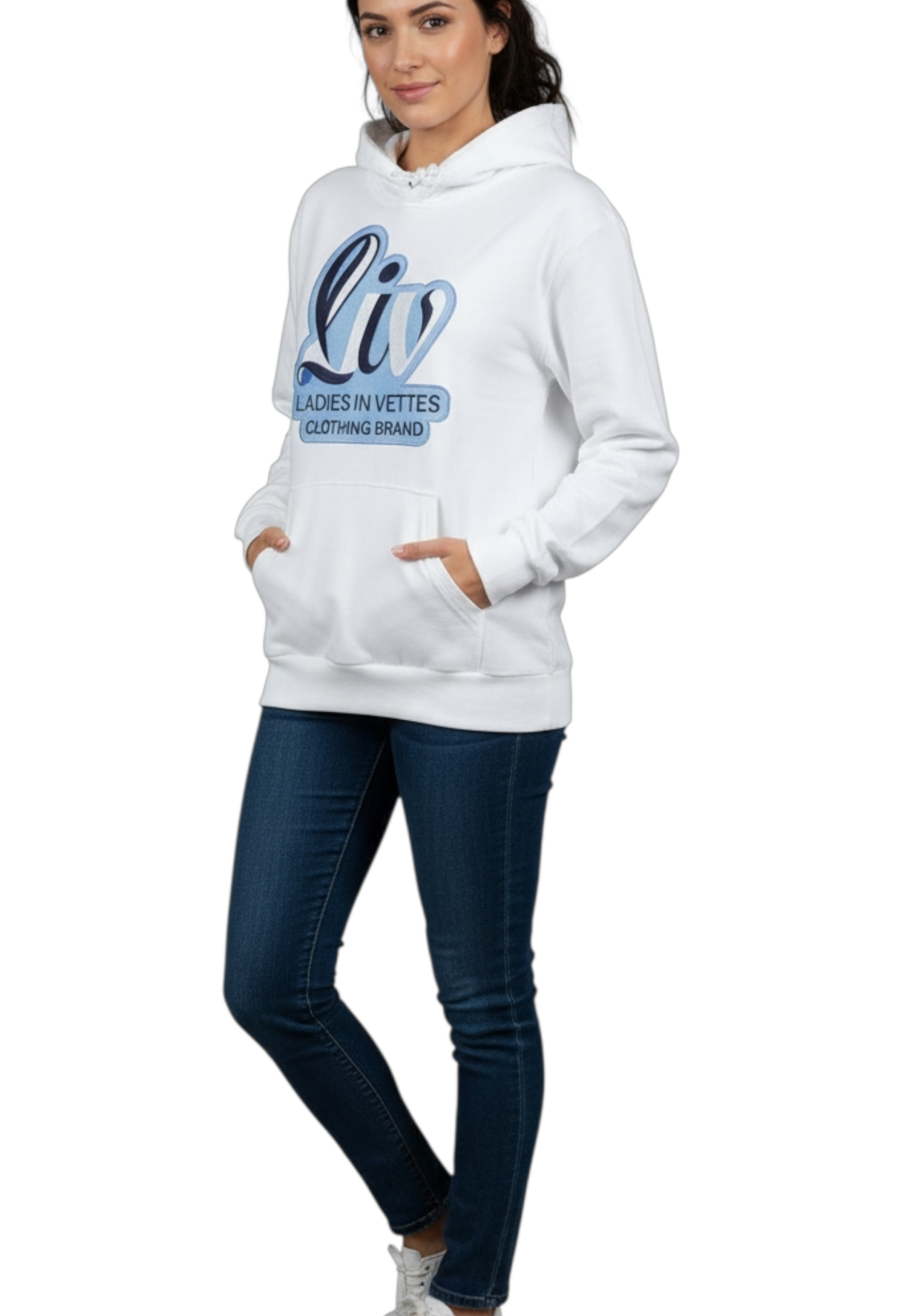 Embroidered Limited Edition Ladies In Vettes Hoodie(LIV)