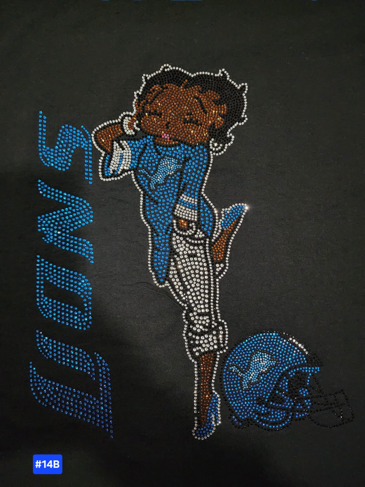 Rhinestone Short Sleeve Team Apparel